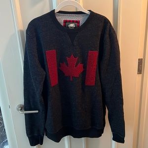 Roots Canadian Flag Crewneck Sweater